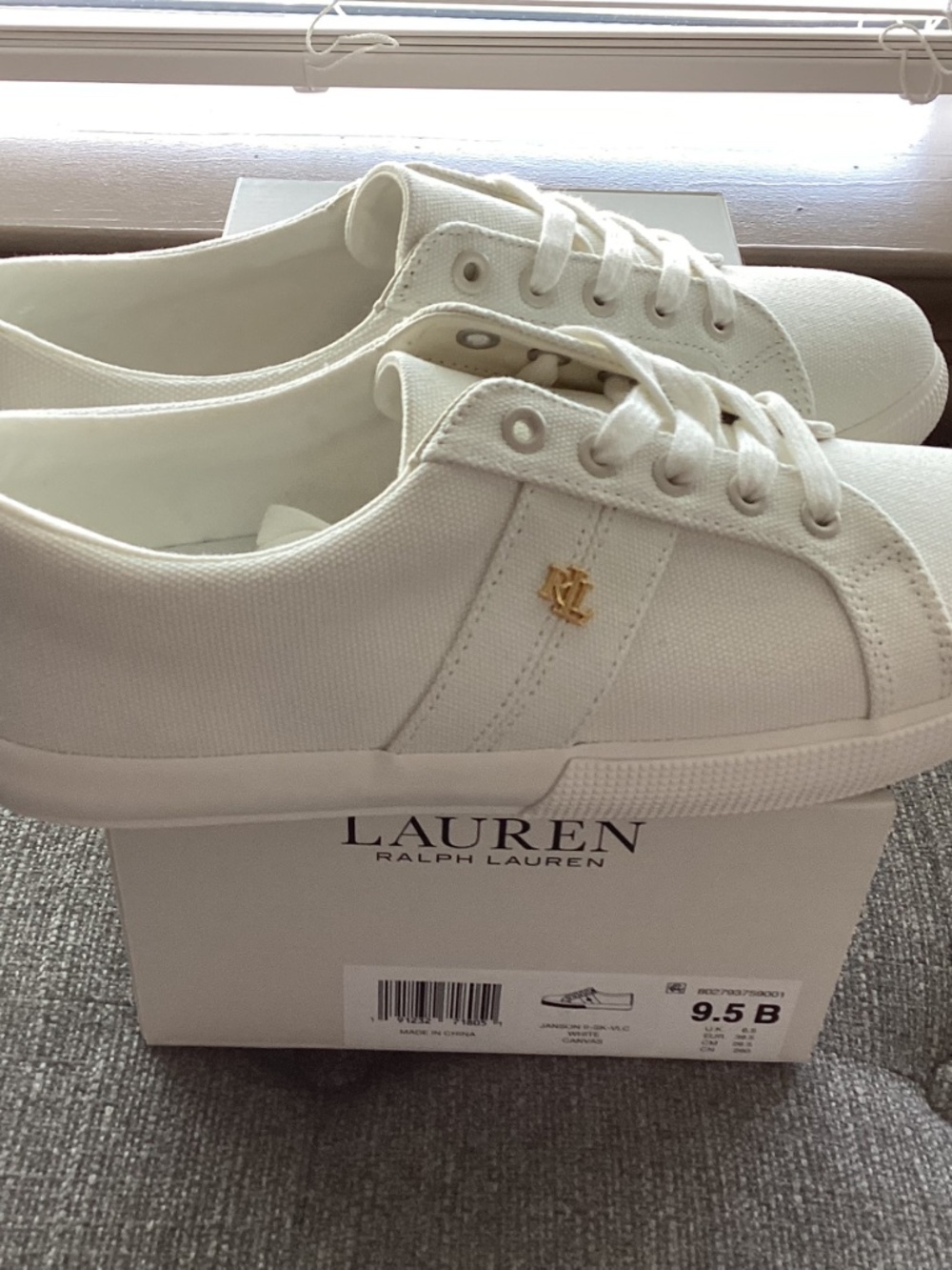 Lauren Ralph Lauren Women's Janson II Lace-Up Sneakers - Picture 16 of 16